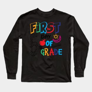 first day of 5th grade Long Sleeve T-Shirt